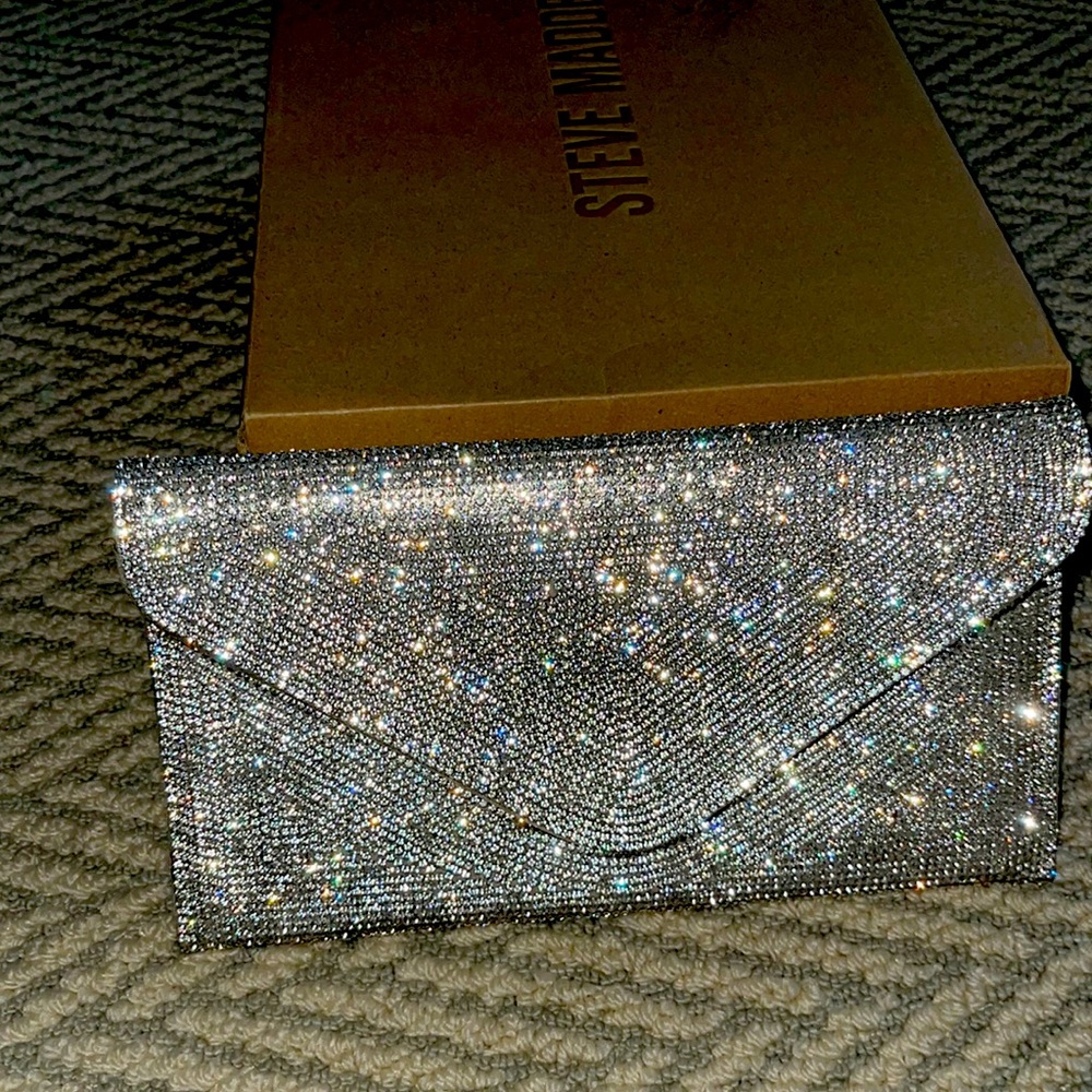 Steve Madden Swagger Bag Crystal Clutch
